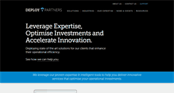 Desktop Screenshot of deploypartners.com